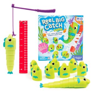 Educational Insights Reel Big Catch Game – Preschool Math Games for 4 Year Olds, Who Can Catch the Longest Fish Game, Kindergarten Learning Activities, Fishing and Counting Games for Kids Ages 3-5