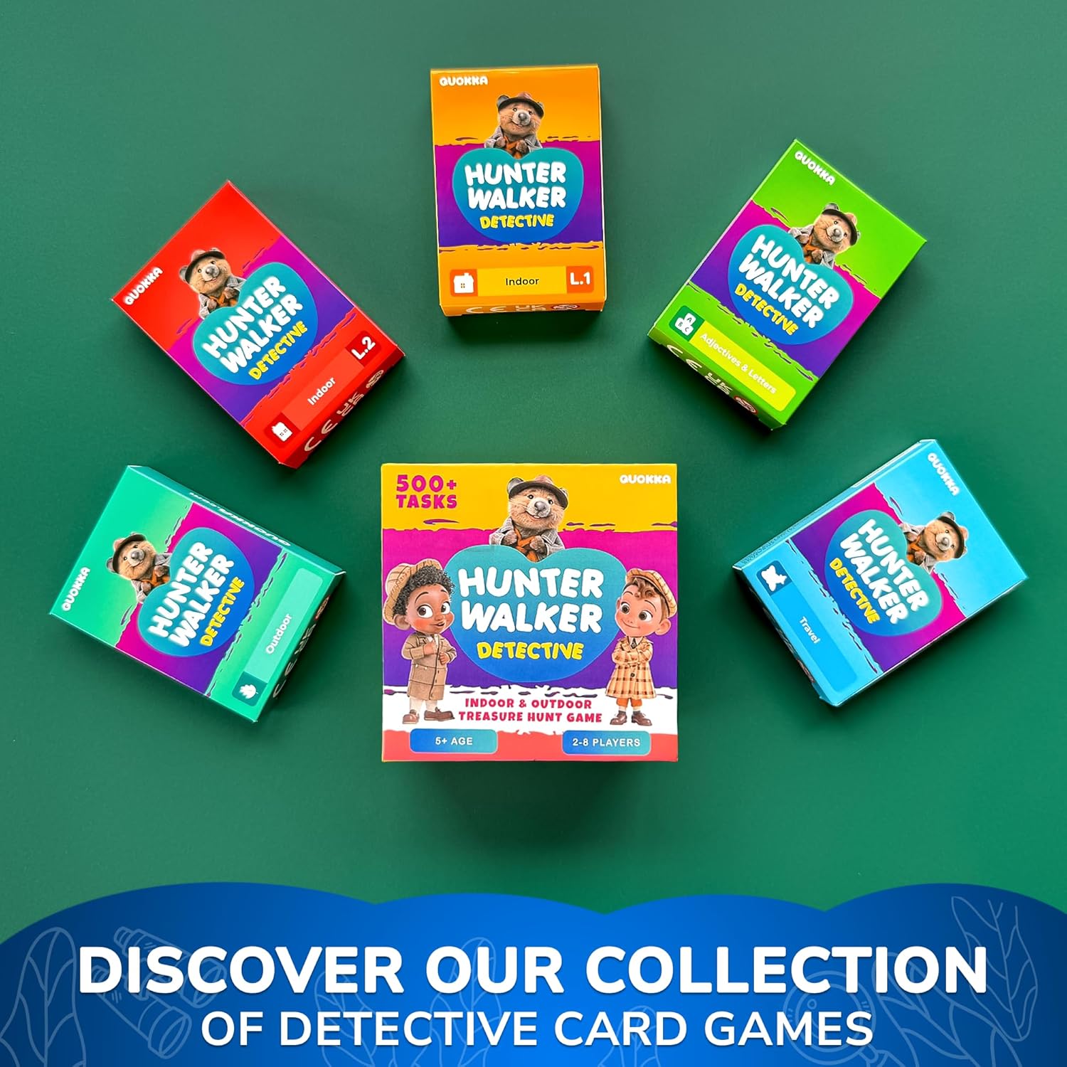 QUOKKA Scavenger Hunt Cards for Kids Ages 5-8 - Outdoor Activities for Kids Ages 6-8 - Camping Backyard Outdoor Games for Kid 5-6 - Educational Party Games for 5-6 Year Olds - Image 6