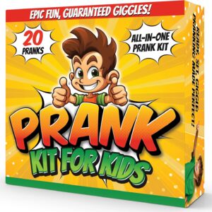 BLOONSY Prank Kit | 20 Ultimate Practical Jokes & Pranks for Kids | Prank Toys Pack Set Box for Gifts