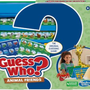 Hasbro Gaming Guess Who? Animal Friends Game | 2 Double-Sided Animal Sheets | 2-Player Board Games for Kids | Easter Gifts for Boys and Girls | Ages 6+ (Amazon Exclusive)
