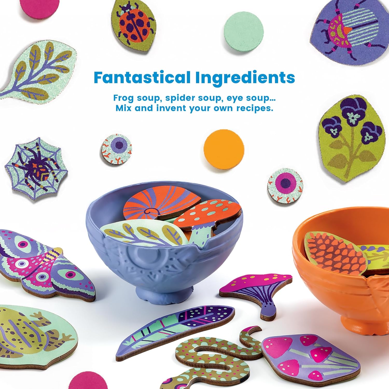 DJECO - Witch Soup & Magic Potion Toy Kit - Imaginative Play - Immersive Play Experience - Encourages Creativity,, Safe Paints Choice - Image 4