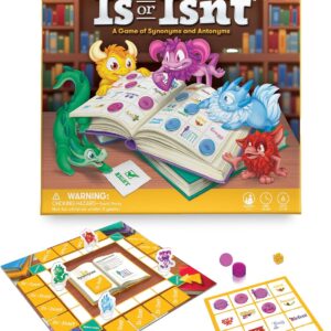 SimplyFun is or Isn’t – Expand Vocabulary Skills by Identifying Synonyms and Antonyms – an Engaging and Educational Bingo Game for Kids – for 2 to 5 Players, Ages 6 & Up