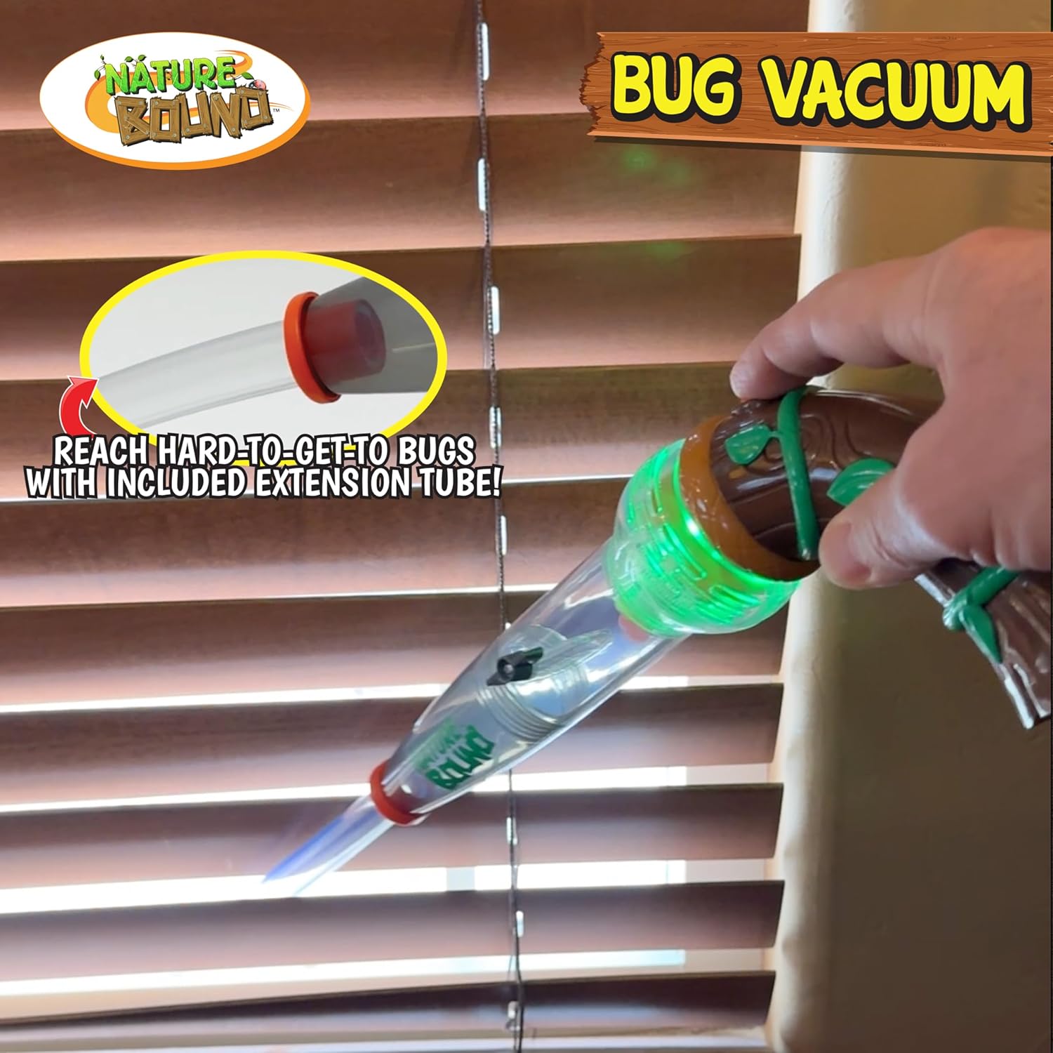 Nature Bound Bug Catcher Toy, Eco-Friendly Bug Vacuum, Catch and Release Indoor/Outdoor Play, Ages 3 to 12, Complete Kit for Kids (Upgraded Style) - Image 6
