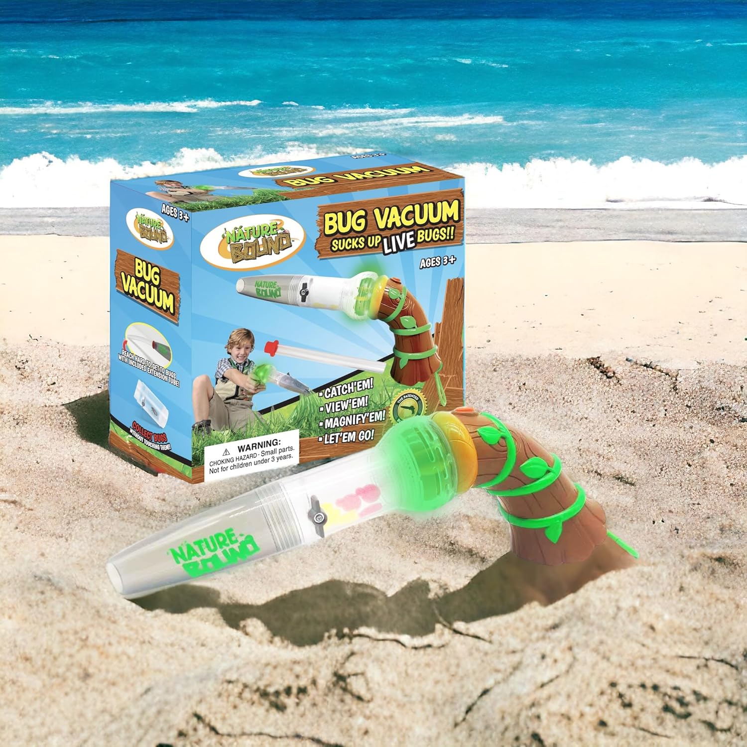 Nature Bound Bug Catcher Toy, Eco-Friendly Bug Vacuum, Catch and Release Indoor/Outdoor Play, Ages 3 to 12, Complete Kit for Kids (Upgraded Style) - Image 8
