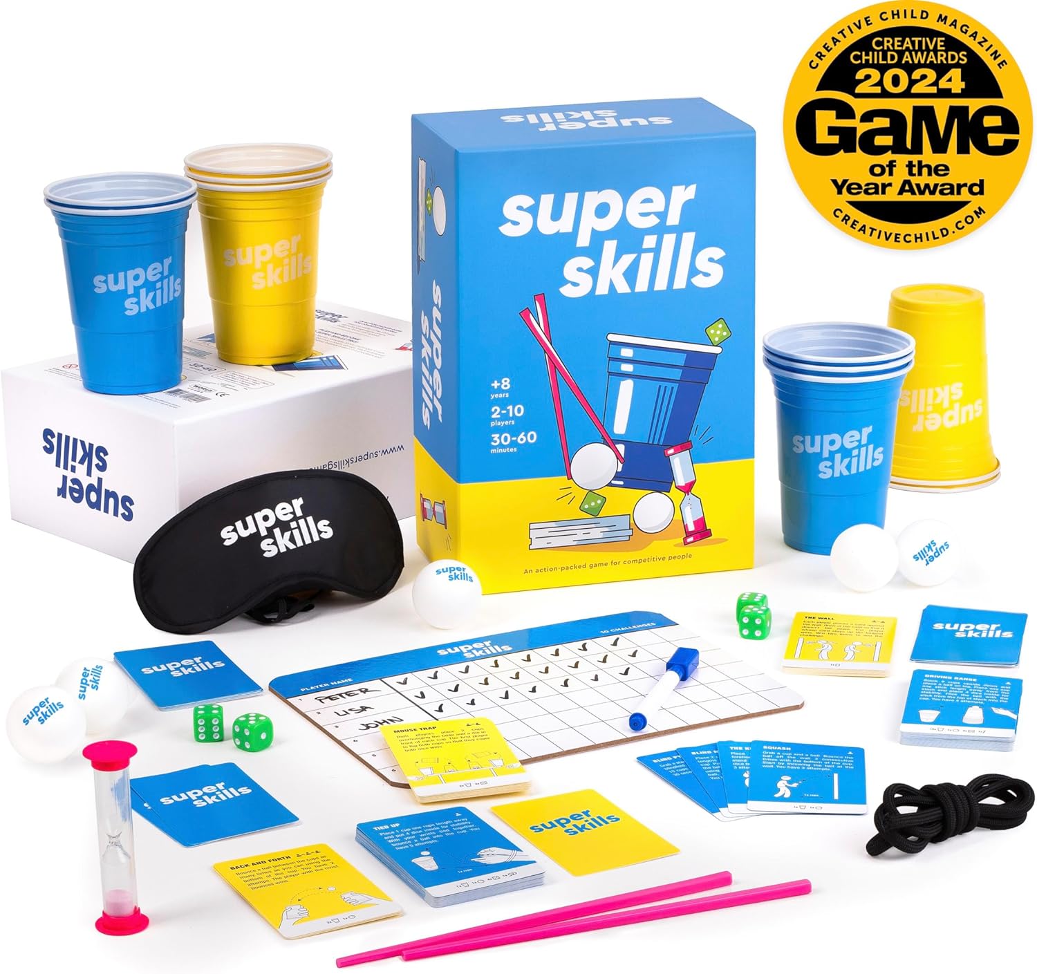 Super Skills - Action Game for Competitive People - Beat Your Friends at 120 Challenges - Fun Group Activity for Family Night or Party with Kids, Teen - Image 2