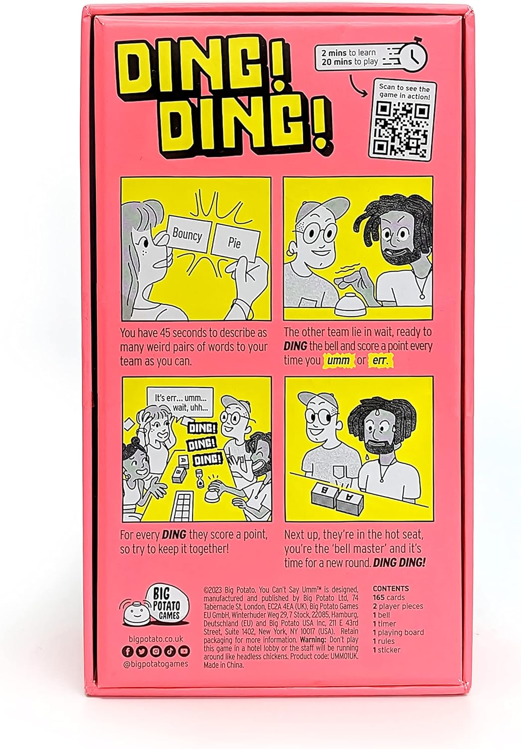 Big Potato You Can't Say UMM: A Party Game for Family and Adults, Fast-Paced Family Word Game, Must Have for Game Night, Bonus Content Included - Image 7
