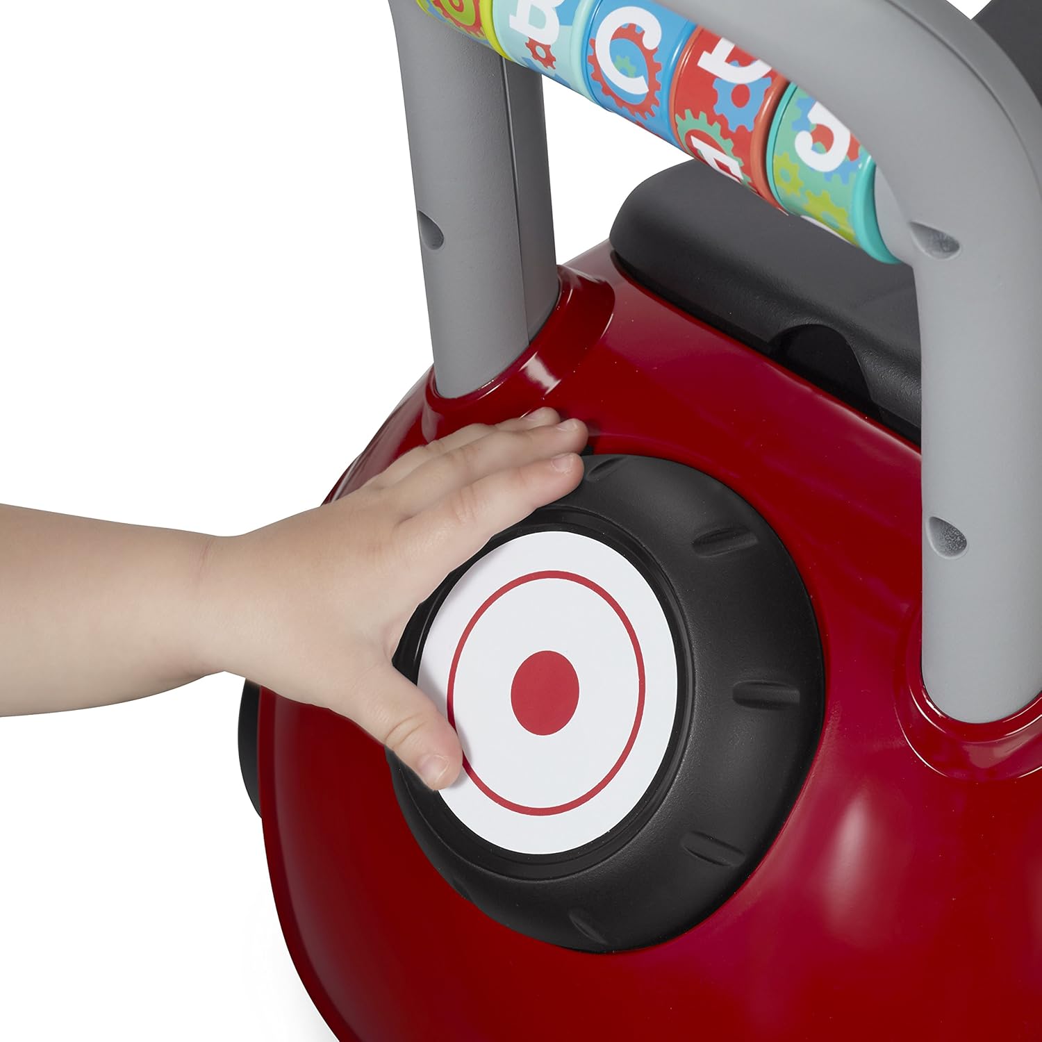 Radio Flyer Busy Buggy, for Toddlers 1-3, 3-in-1 Push Walker Ride On Car with 17 Sensory Activities, Anti-Tip Feature, Under-Seat Storage, Horn and Gears, 42 lb Capacity, Toddler Ride On Toys - Image 8