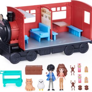 Wizarding World Harry Potter, Magical Minis Hogwarts Express Train Toy Playset with 2 Exclusive Figures, 10 Accessories, Kids Toys for Ages 6 and up