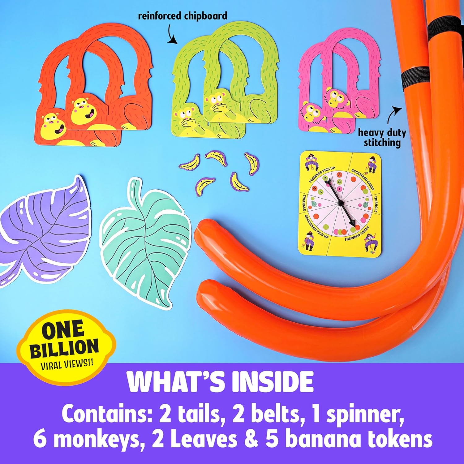 MCMILLER ENTERTAINMENT It’s Bananas – The Hilarious Monkey Tail Party Game for Adults & Families | Funny Indoor & Outdoor Game for Bachelorette Parties, Summer Parties, BBQs, Birthdays & Game Nights - Image 3