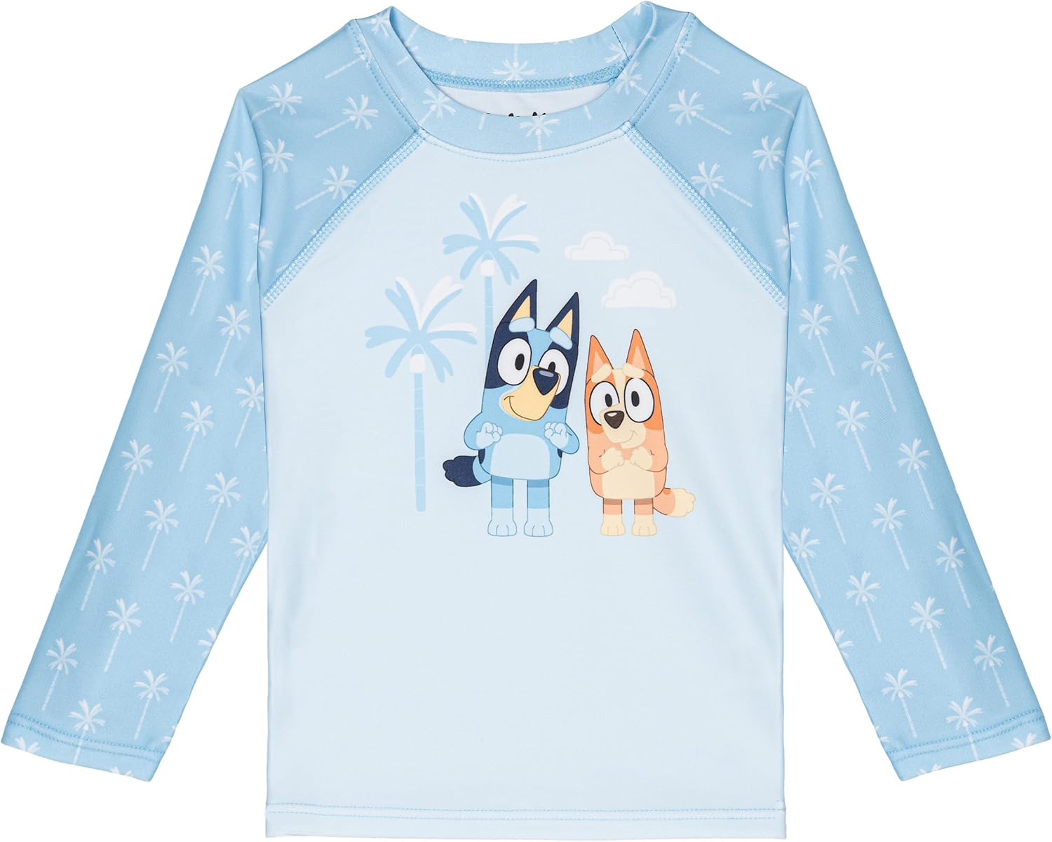 Bluey Girls Raglan Rash Guard and Bikini Bottom UPF 50+ Swim Set Toddler to Big Kid Sizes (2T - 10-12) - Image 3