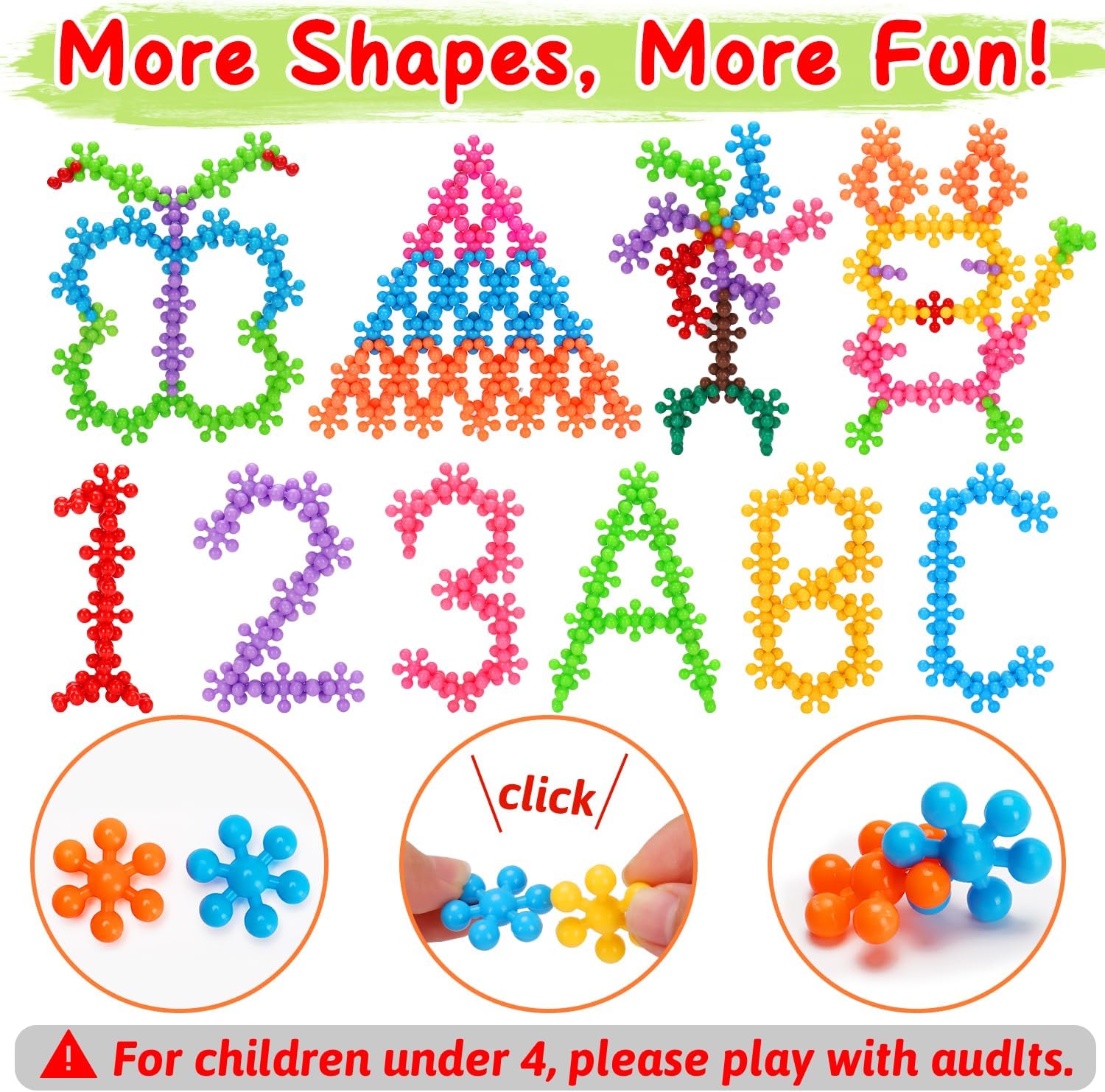 Kids Building STEM Toys for 3 4 5 6+ Year Old Boy Girl Birthday Gifts, 300PCS Educational Interlocking Discs Building Blocks for Kids Ages 3-5 4-8 5-7 Preschool Manipulatives Classroom Must Have - Image 2