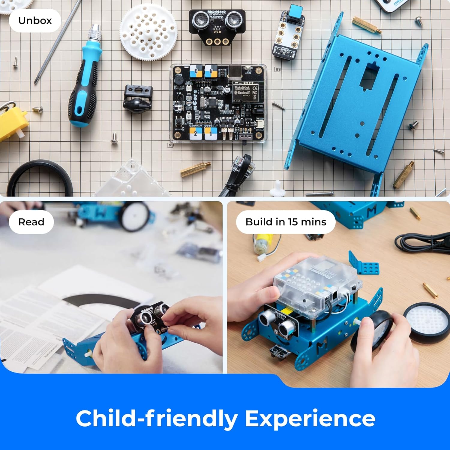 Makeblock mBot Robot Kit with Scratch Coding Box, STEM Projects for Kids Learn to Code with Scratch Arduino, Programmable Robot with 4 Programming Learning Projects, Gifts for Boys Girls Aged 8-12 - Image 6