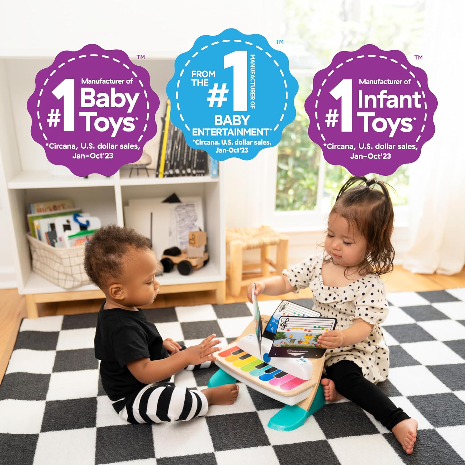 Baby Einstein and Hape Magic Touch Piano Wooden Musical Toddler Toy, Age 6 Months and Up - Image 10