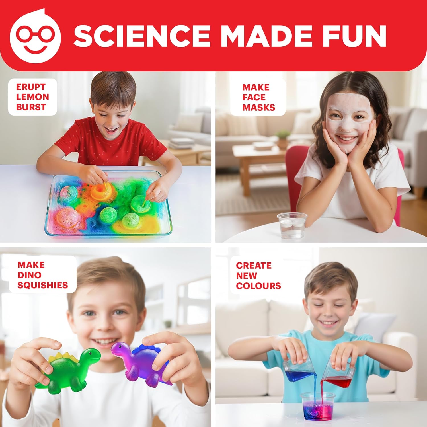 Doctor Jupiter My First Science Kit for Kids Ages 4-5-6-7-8 | Birthday Gift Ideas for 4+ Year Old Boys & Girls | Toy Stem Kit with 50+ Experiments | Learning & Educational Projects - Image 4