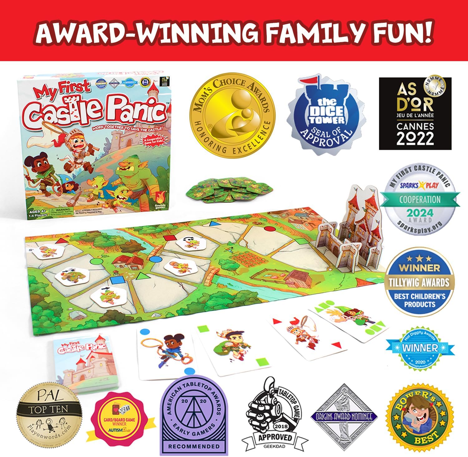 My First Castle Panic Board Game for Kids 4+ | Cooperative & Educational Fun | Teaches Strategy & Teamwork - Image 6