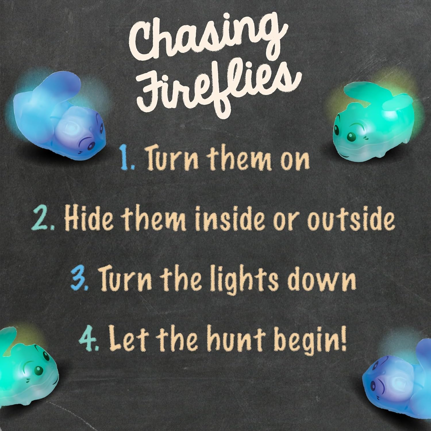 Toysmith Chasing Fireflies Kids Game - The Game of Shine & Seek - Interactive Games for Kids - Indoor & Outdoor Game - for Ages 3+, Blue,Green - Image 7