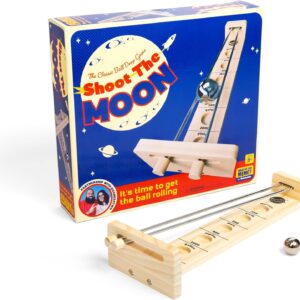 Shoot The Moon By Relatable, Exciting Strategy Moon Ball Games for Family Gatherings, Balance Game for Kids, Includes 1 Metal Gravity Ball, 1 Shoot The Moon Structure, and Instructions