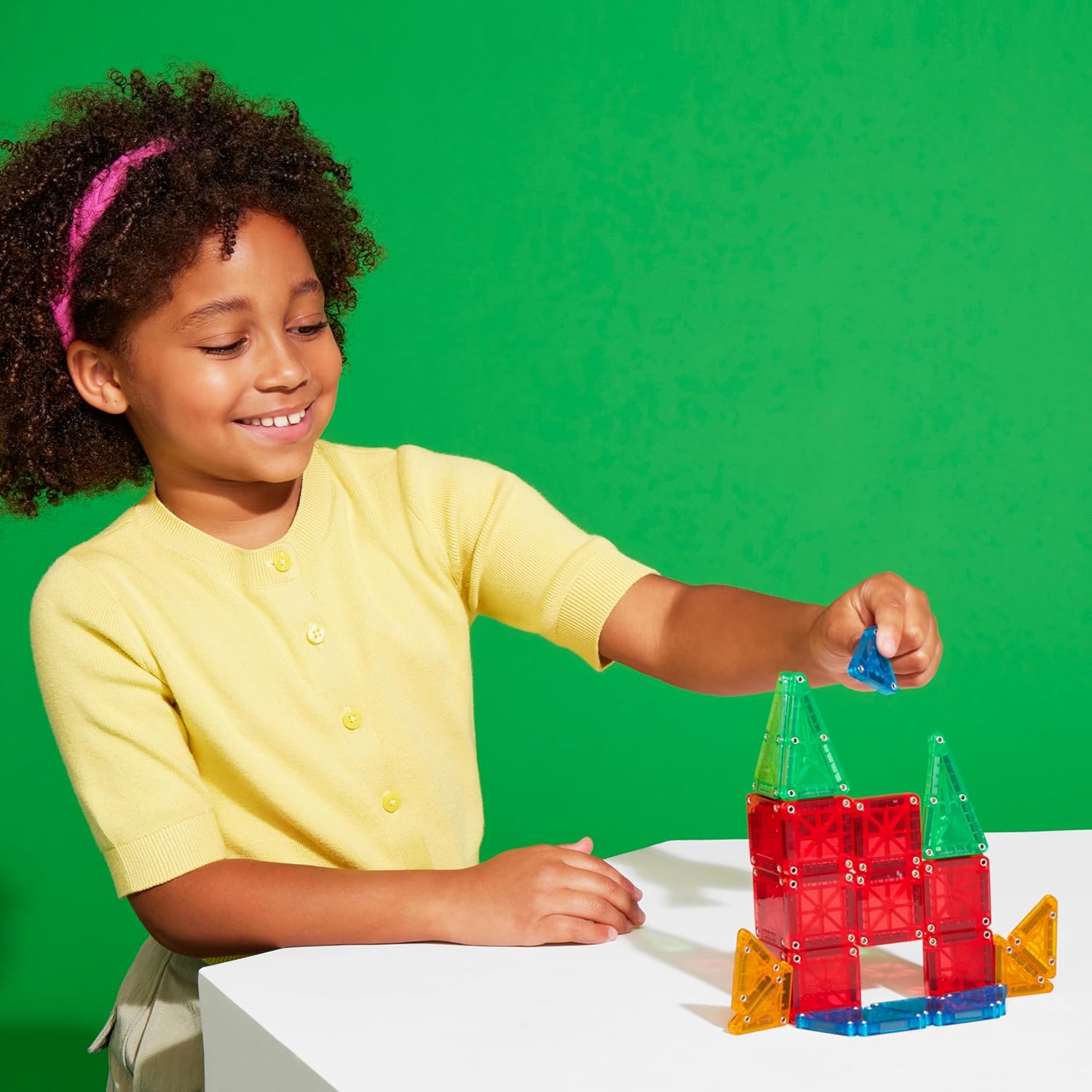 Magna-Tiles microMAGS 26-Piece Travel Magnetic Construction Set – Bold Colors, The Original Magnetic Building Brand - Image 6