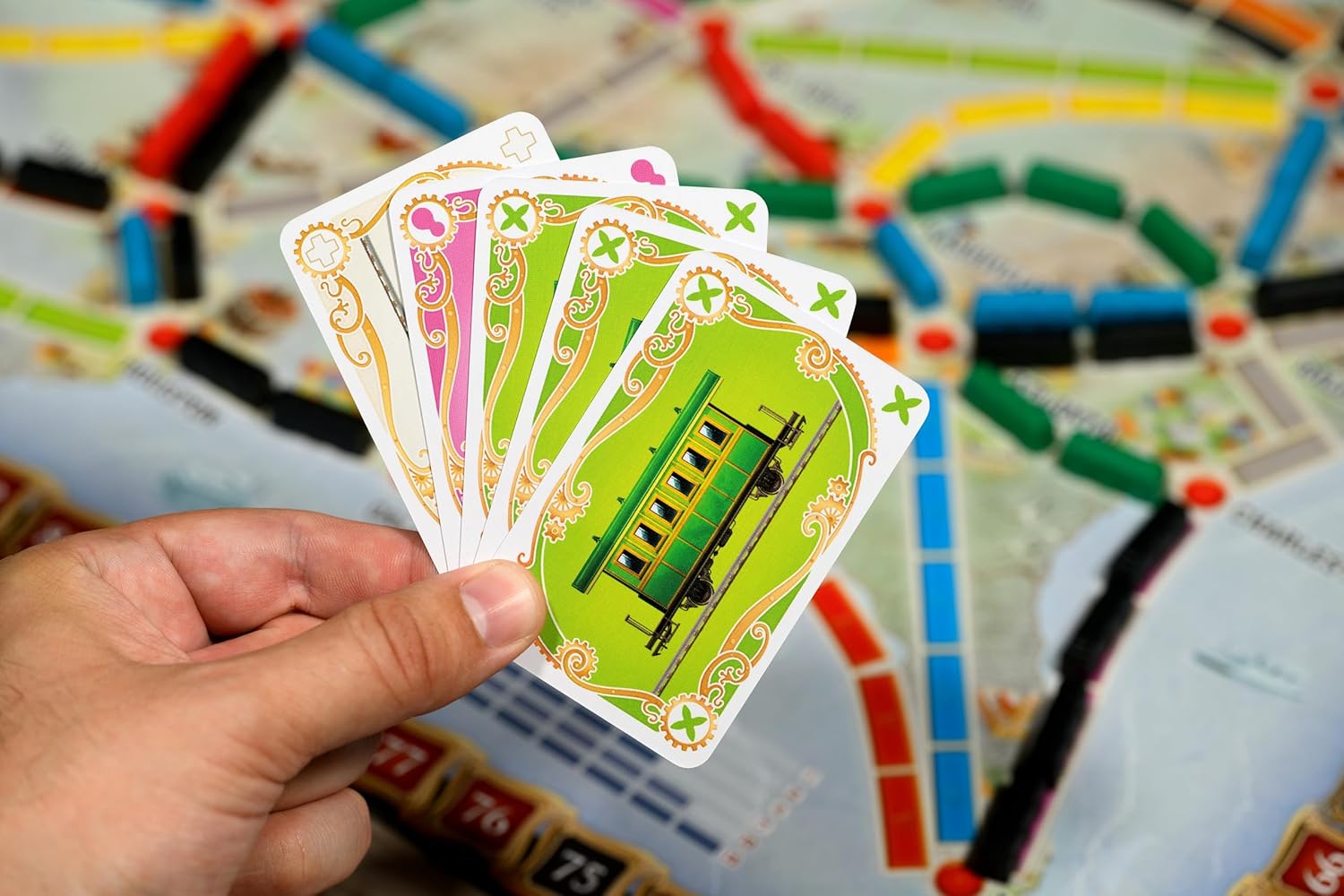 Asmodee Ticket to Ride Board Game (2025 Refresh) - A Cross-Country Train Adventure for Friends and Family, Strategy Game for Kids & Adults, Ages 8+, 2-5 Players, 30-60 Minute Playtime - Image 7