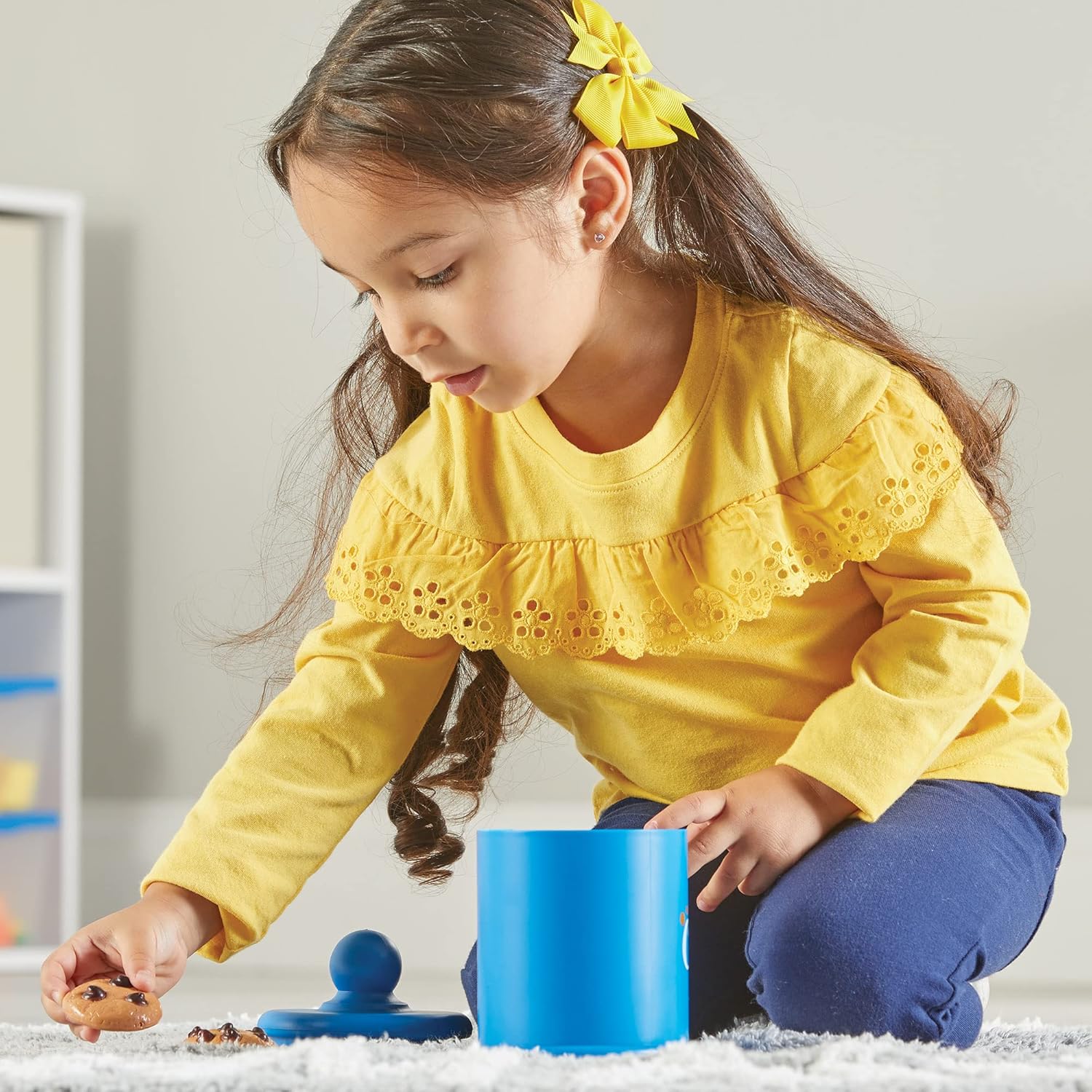 Learning Resources Smart Counting Cookies - Chocolate Chip Play Food, Preschool Activities, Toddler Sensory Toy, Play Kitchen Accessories, Sorting and Stacking, Fine Motor Numbers , Math Games - Image 6