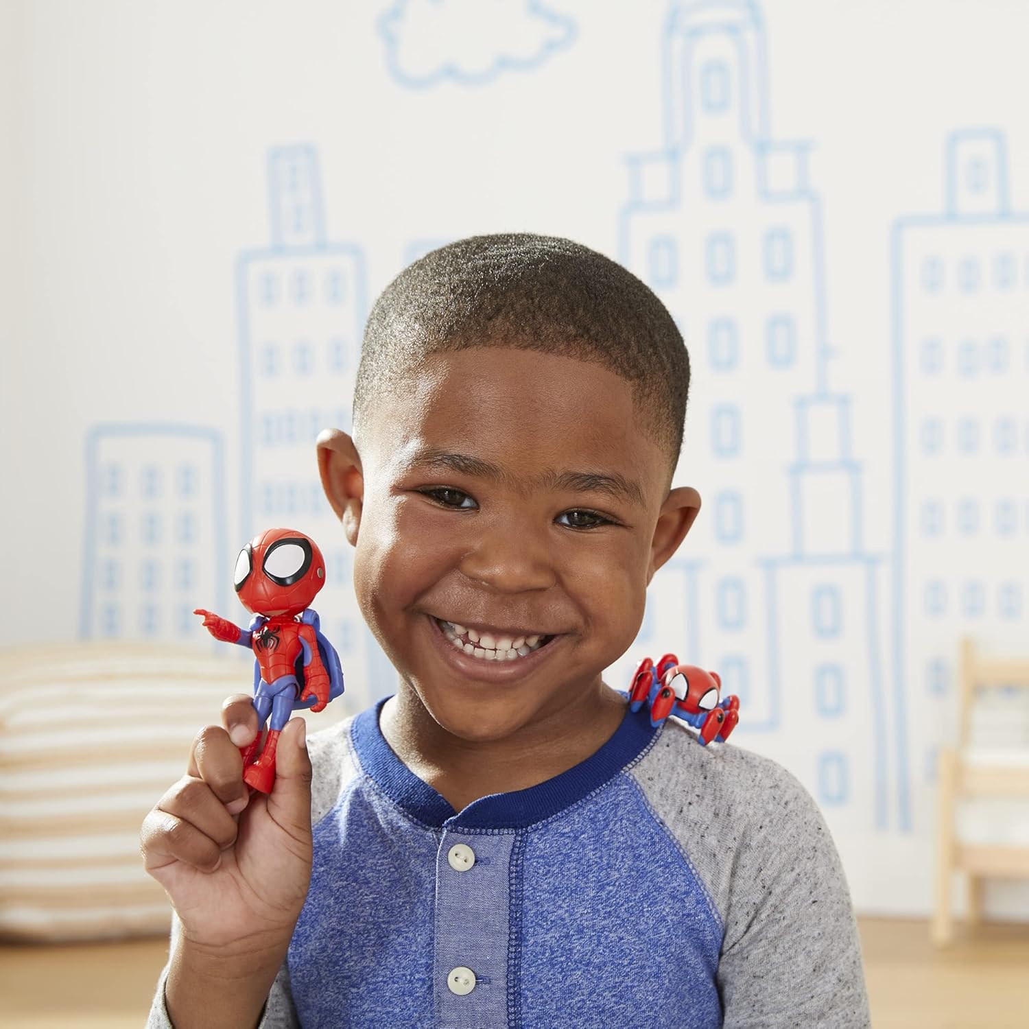 Spidey and his Amazing Friends Marvel Hero Reveal Multipack with Mask-Flip Feature, 4-Inch Action Figure Toys, Kids 3+ (Amazon Exclusive) - Image 4