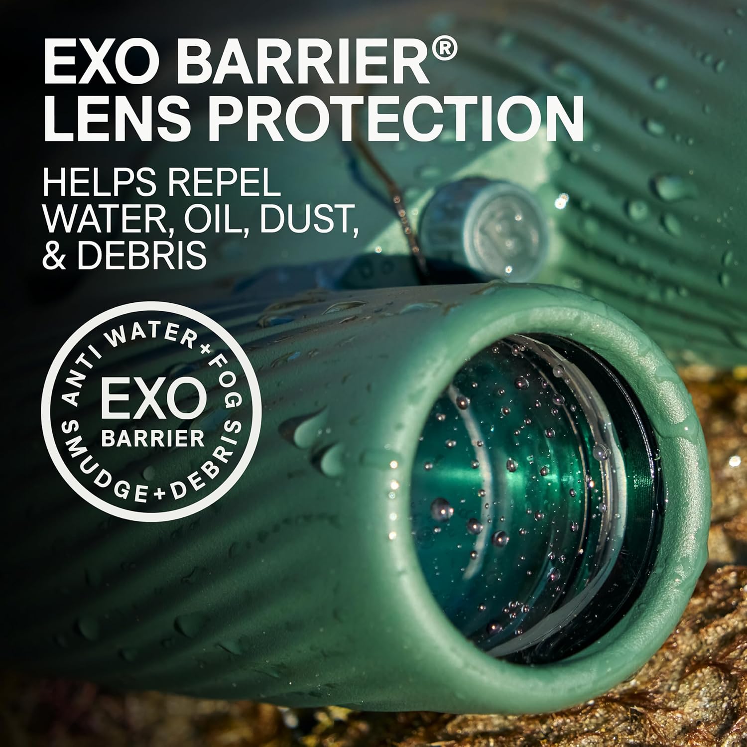 Bushnell A1 8x25 Compact Binoculars for Adults & Kids, Waterproof, Fogproof, 8X Magnification, Fully Multi-Coated Lenses & Rubber Armor - Cilantro Green - Image 3