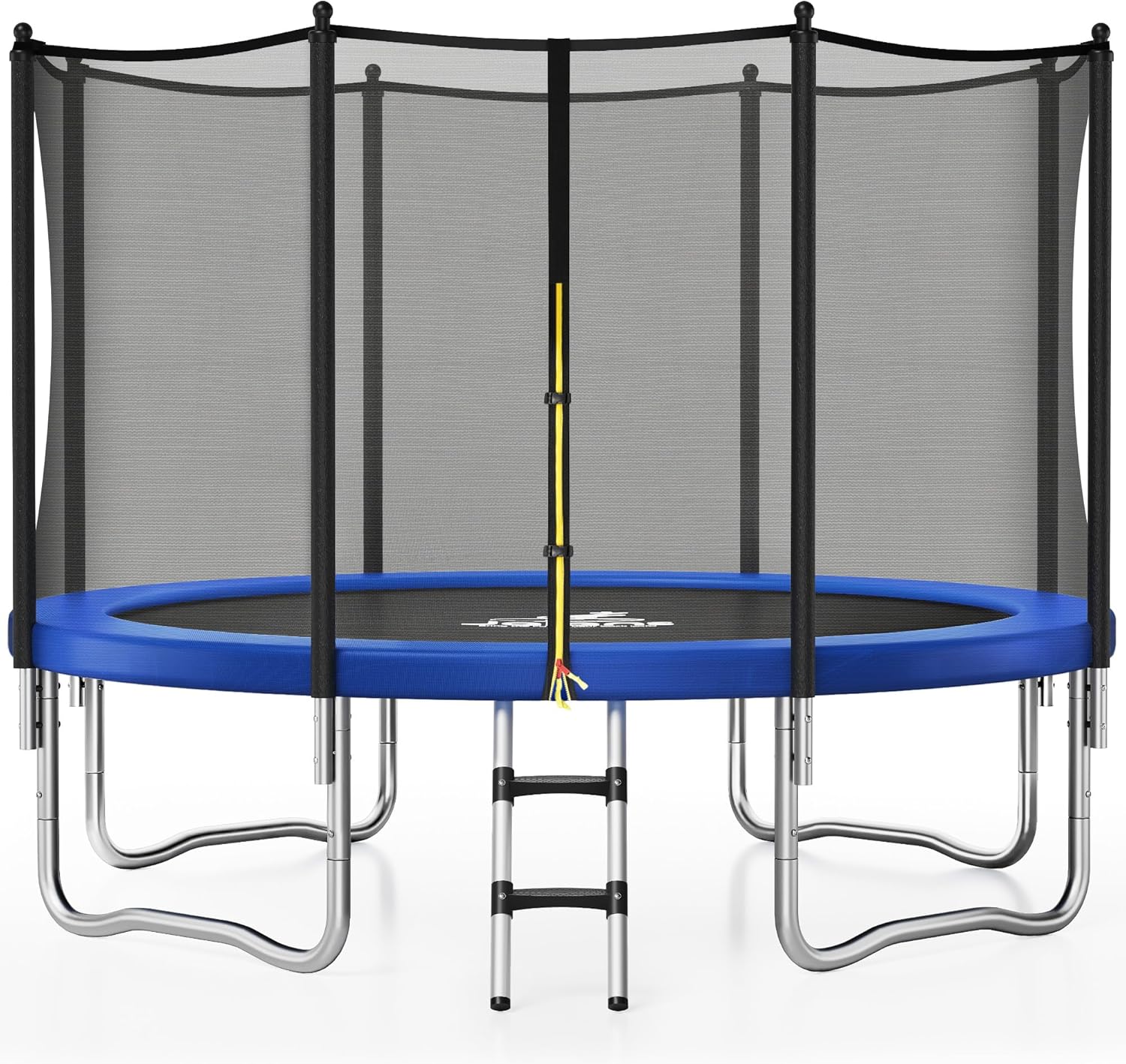 JELENS Trampoline 8FT 10FT 12FT 14FT 15FT, Outdoor Trampolines with Enclosure Net, Recreational Anti-Rust Trampolines for Kids and Adults, ASTM Approved