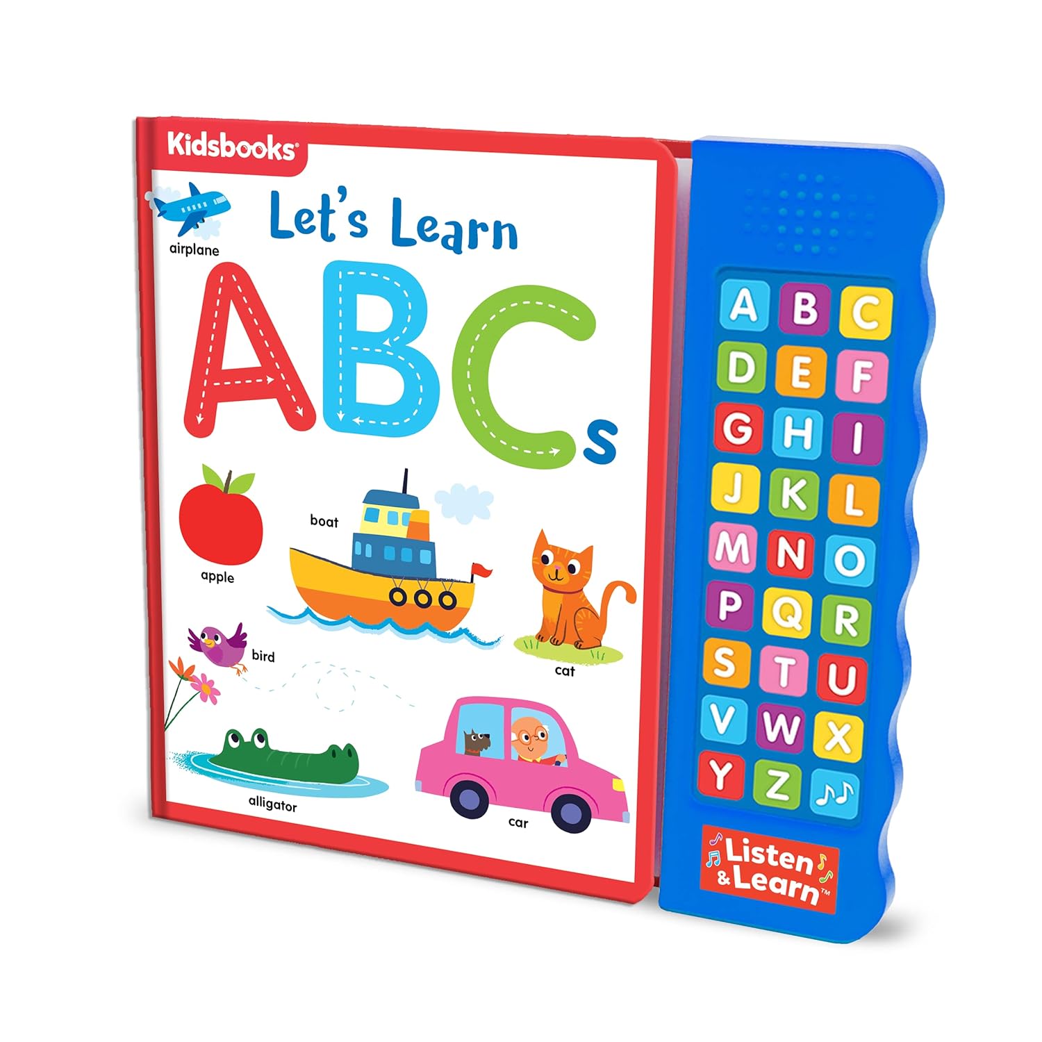 Let’s Learn ABCs – Interactive Toddler Sound Book with 27 Buttons | Tracing, Alphabet Song, Children's Board Book | Learn Letters & First Words | Fun Learning Activities for Boys & Girls - Image 3