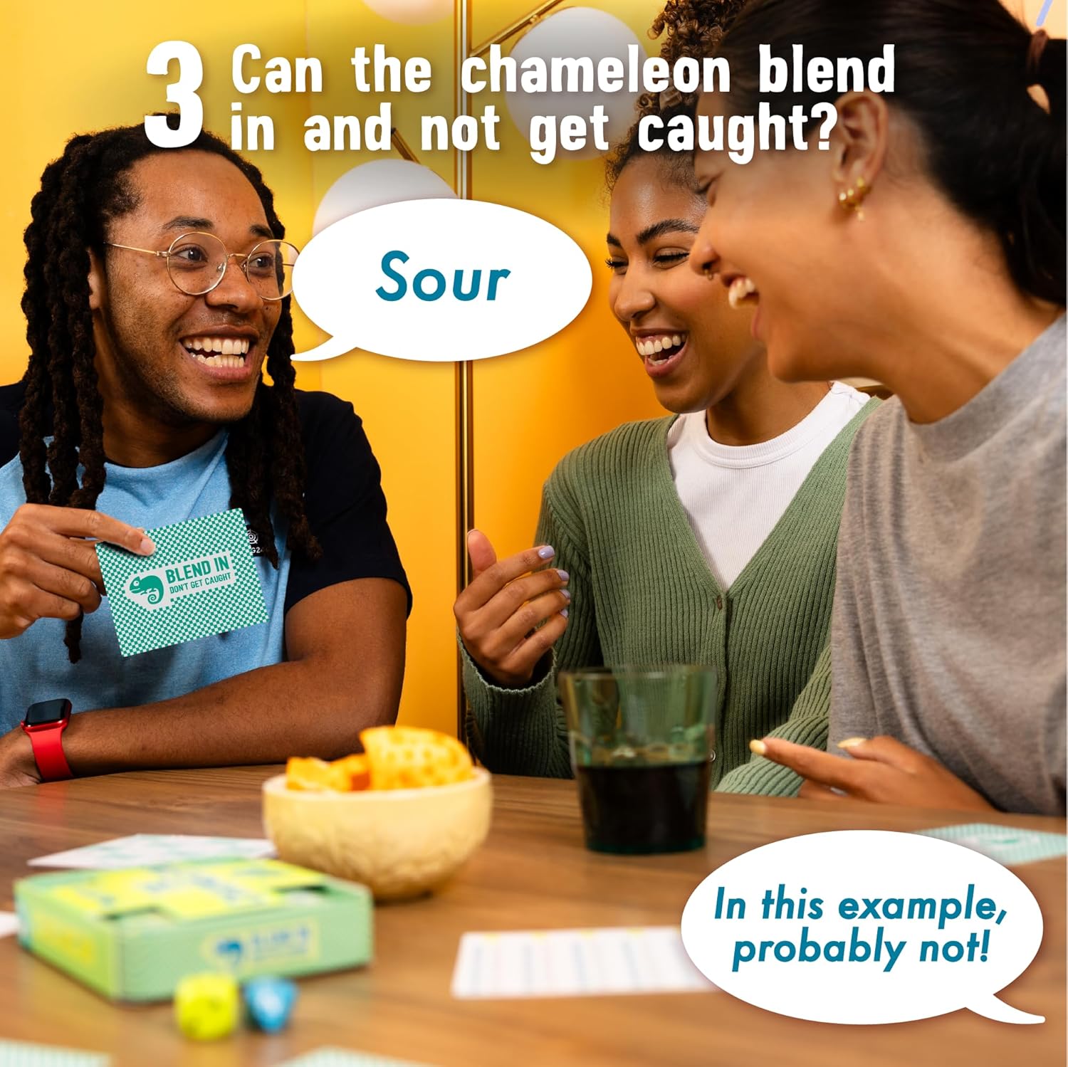 The Chameleon Travel: The Award-Winning Spot-The-Imposter Board Game in a Travel Friendly Tin with 20 New topics - Image 5