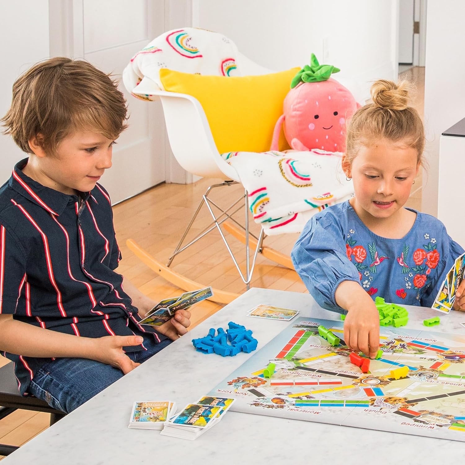 Ticket to Ride First Journey - Kids Train Board Game for Families, Strategy for Children, Board Games for Kids, Family Fun for Children & Families, 2-4 Players Ages 6+, 15-30 Min - Image 6