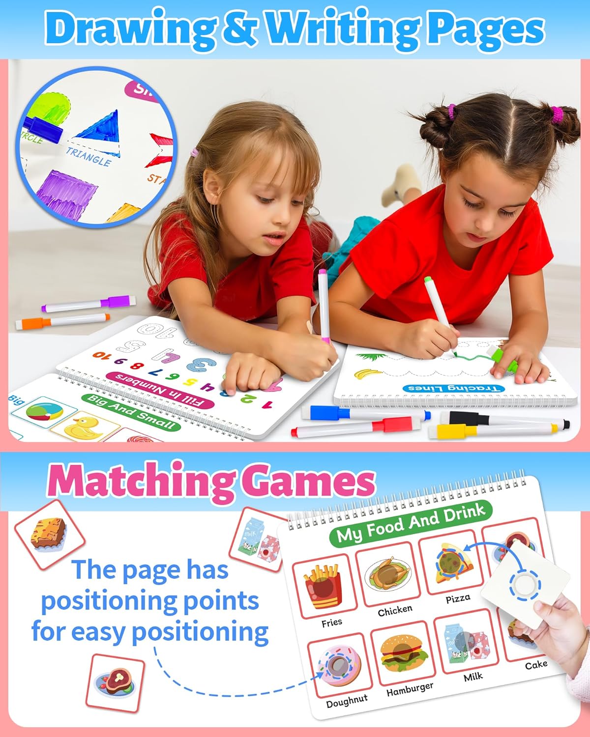 Benresive Busy Book for Toddlers 3-5, Montessori Preschool Learning Activities Book, Educational Sensory Travel Toys for Kids, Birthday Gifts for Boys Girls Ages 3+ - Image 3