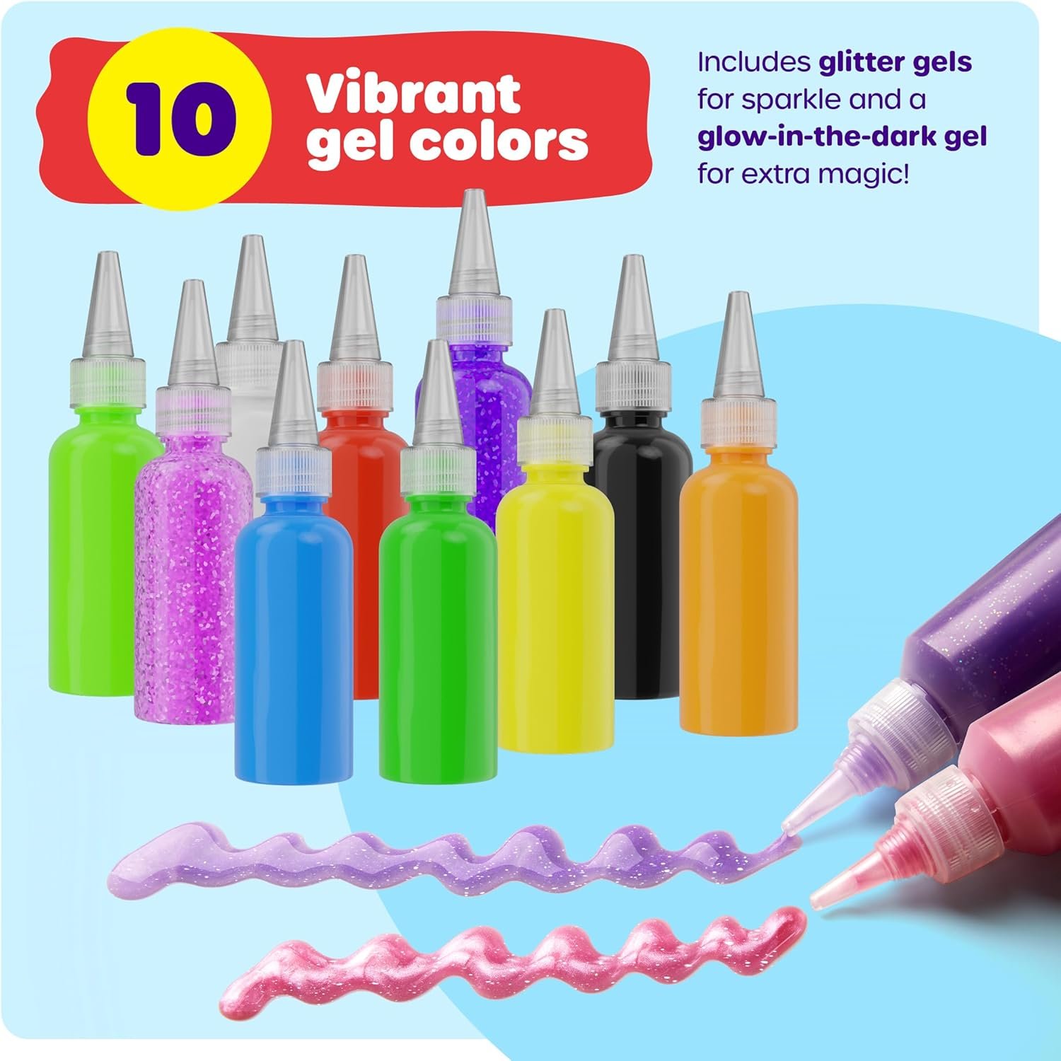 Dan&Darci Aqua Fairy Water Gel Kit for Kids - Gifts for Girls - Magic Elf Toy Kits - Waters Pets - DIY Squishy Maker Set - Craft for Kids - Make Your Own Squishies Toys Crafts - Gifts for Boys & Girls - Image 9