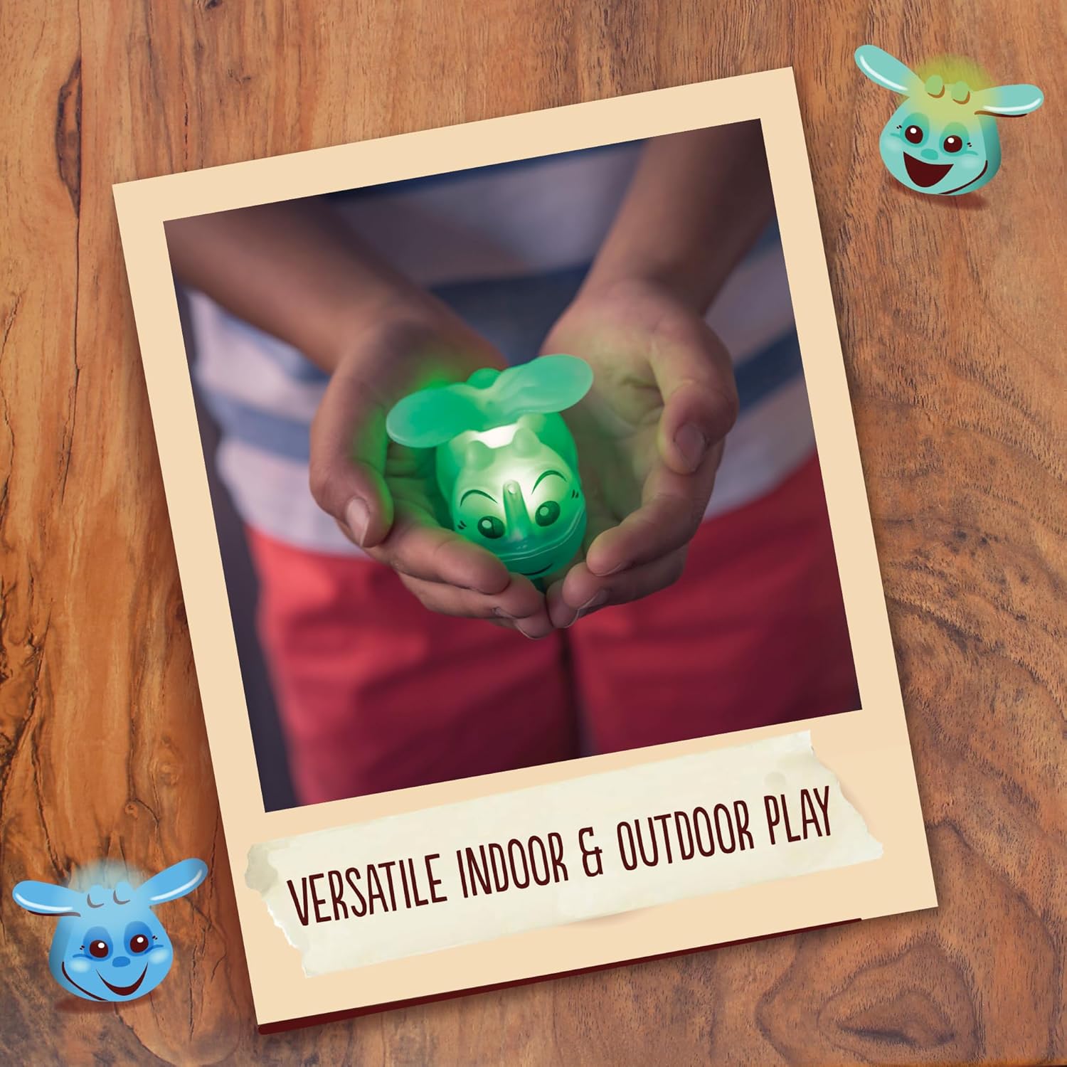 Toysmith Chasing Fireflies Kids Game - The Game of Shine & Seek - Interactive Games for Kids - Indoor & Outdoor Game - for Ages 3+, Blue,Green - Image 4
