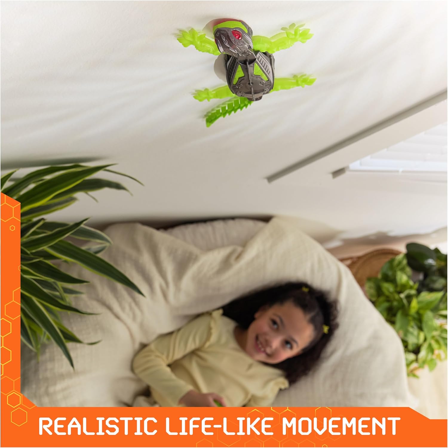 HEX BOTS Wall Crawler Gecko with Official Wall Climber Technology, Rechargeable Remote Control Robot Kids Toys, Prank Toys for Boys & Girls Ages 4 & Up - Image 3
