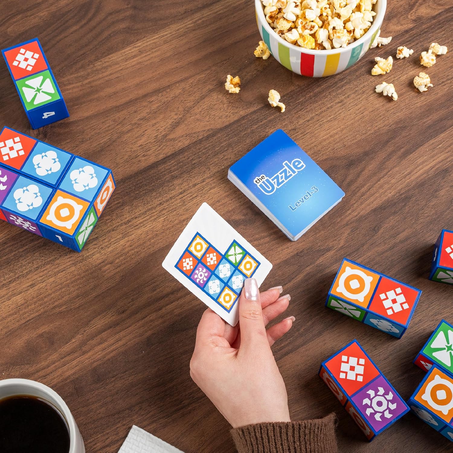 The Uzzle 3.0 Board Game, Family Board Games for Children & Adults, Block Puzzle Games for Ages 4+ - Image 6