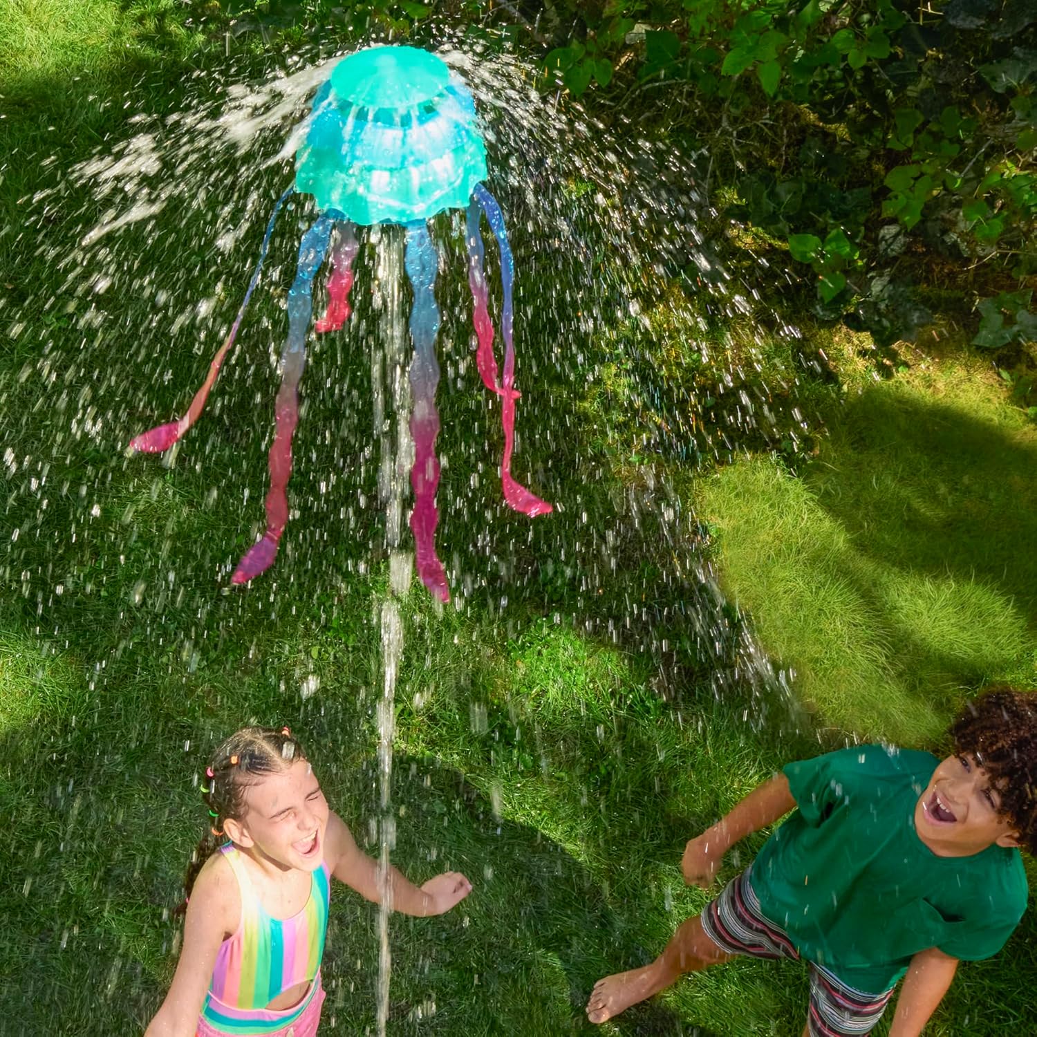 Nerf Super Soaker Stomp & Soak Water Toy | Jellyfish Launches Into The Air & Sprays Water | Attaches to Garden Hose | Kids Outdoor Sprinkler Toys & Gifts | Ages 4+ - Image 6