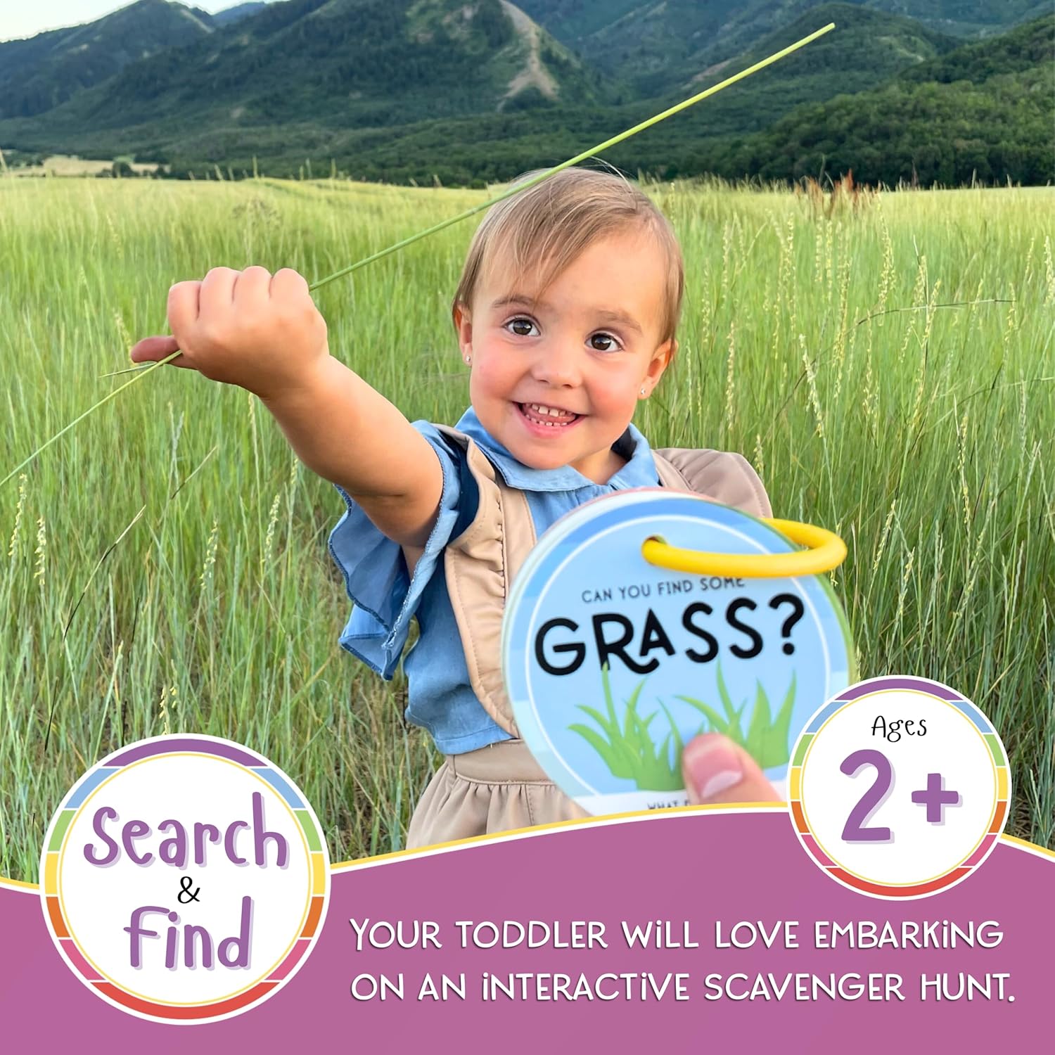 Blu Jay Children's Scavenger Hunt | Toddler Activities | Games for 2, 3 Year Old's & Up | Kids Educational Scavenger Hunt Cards (Outdoor Edition) - Image 2