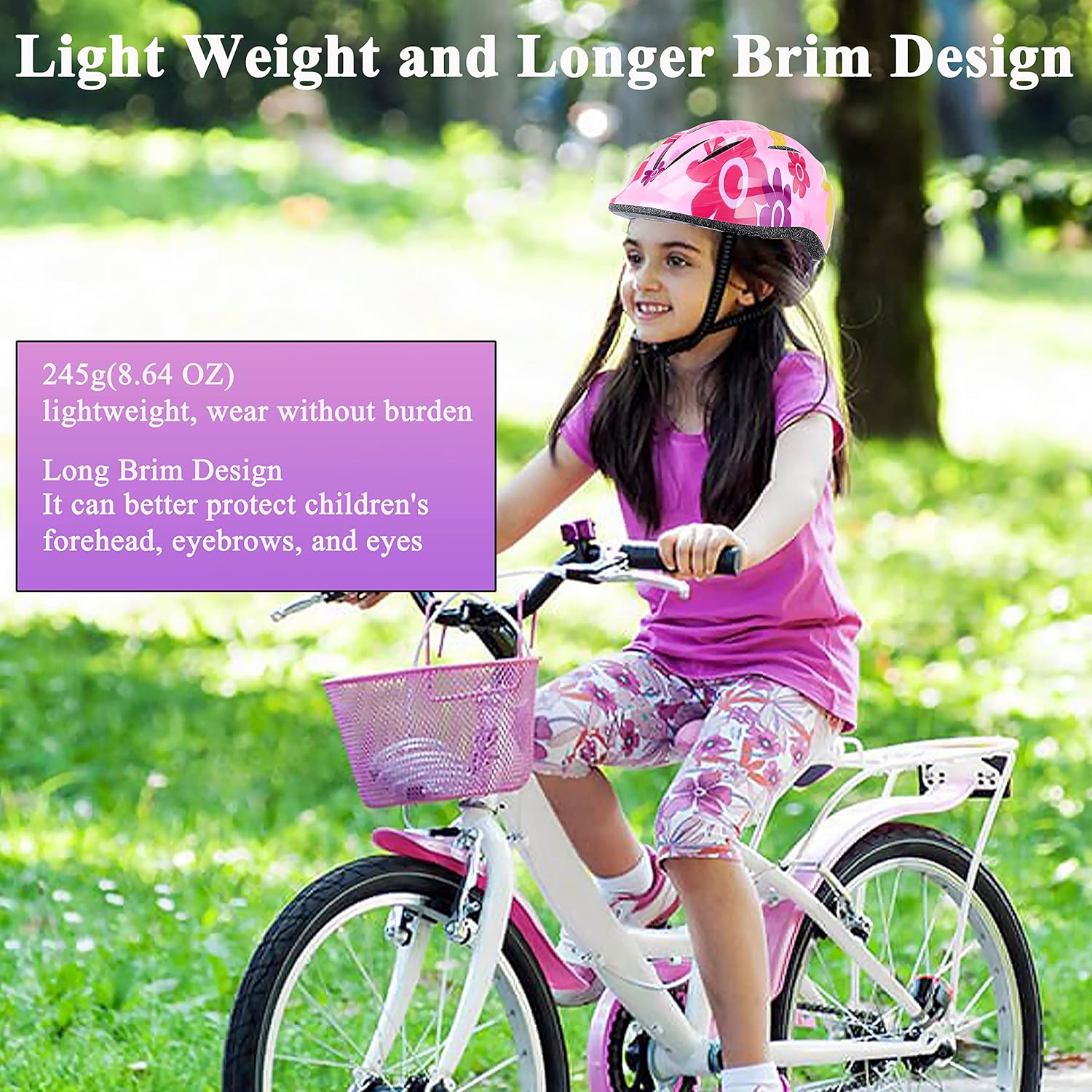 Lamsion Kids Helmet Adjustable with Sports Protective Gear Set Knee Elbow Wrist Pads for Toddler Ages 3 to 8 Years Old Boys Girls Cycling Skating Scooter Helmet - Image 8