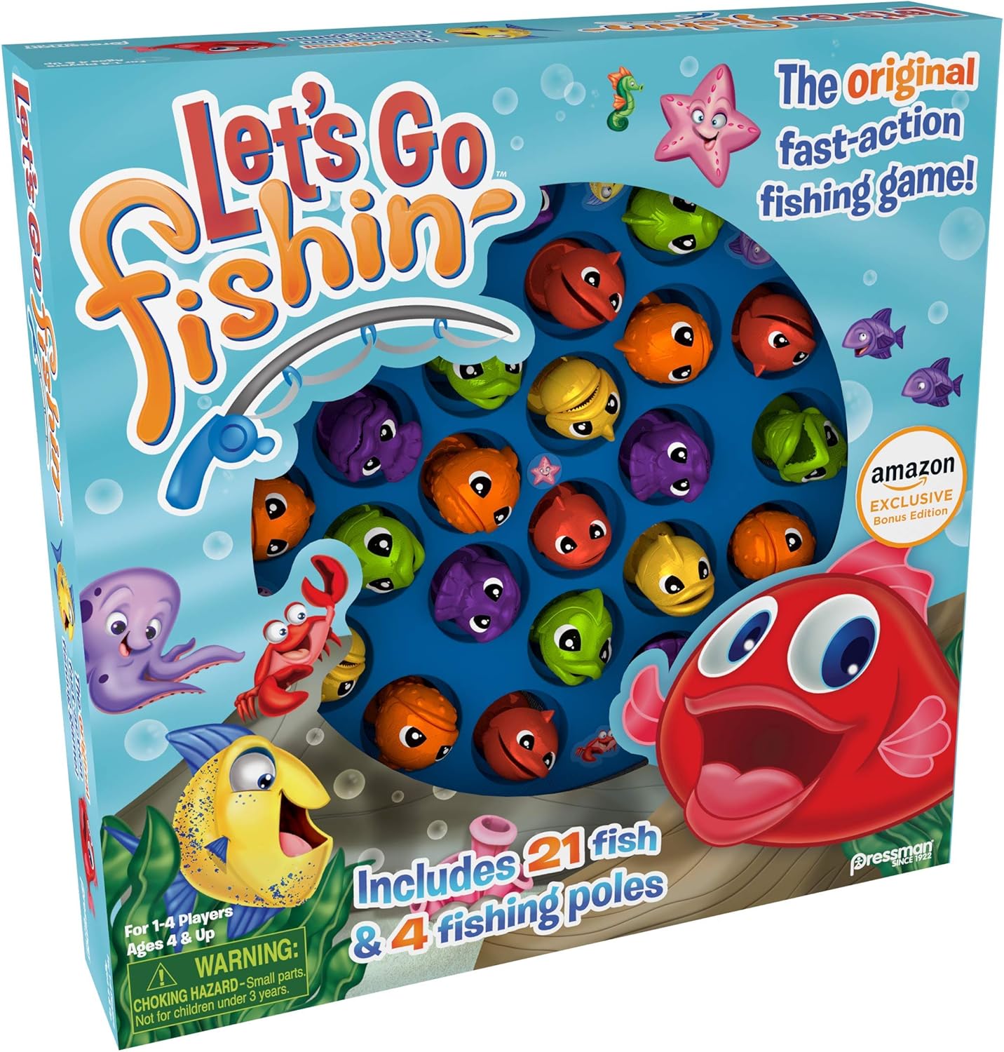 Amazon Exclusive Bonus Edition Let's Go Fishin' with Lucky Ducks MAM Card Game | 1-4 Players, Ages 4+ - Image 5