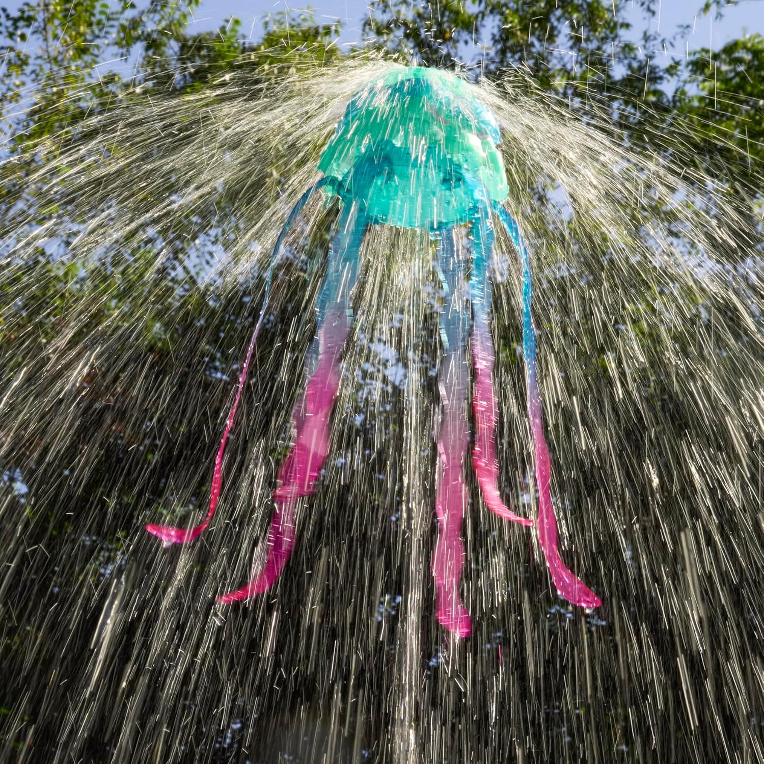Nerf Super Soaker Stomp & Soak Water Toy | Jellyfish Launches Into The Air & Sprays Water | Attaches to Garden Hose | Kids Outdoor Sprinkler Toys & Gifts | Ages 4+ - Image 5