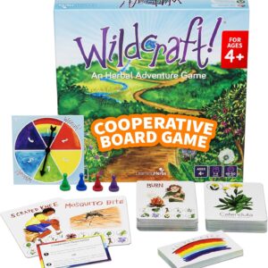 Wildcraft! Board Game – Cooperative Educational Board Game for Kids 4–6 & Families – Nature & Herb Learning Game – Family Board Games for Kids – Herbal Adventure Cooperative Game