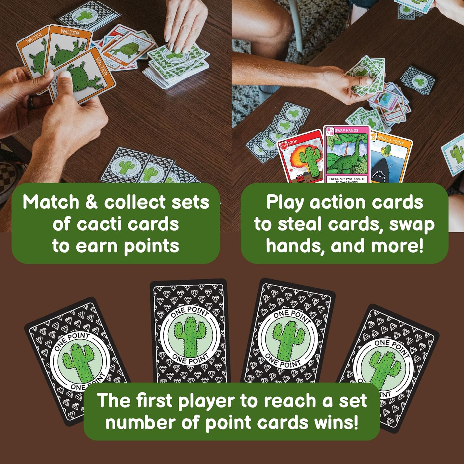What's The Point? The Cactus Card Game - A Fun and Strategic Game for Families, Perfect for Family Play Night, Easy to Learn, Portable for Travel, and Ideal for Players of All Ages - Image 3