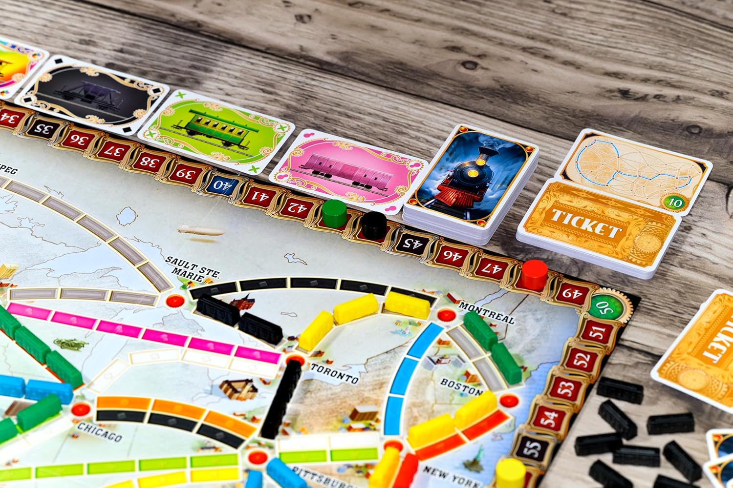 Asmodee Ticket to Ride Board Game (2025 Refresh) - A Cross-Country Train Adventure for Friends and Family, Strategy Game for Kids & Adults, Ages 8+, 2-5 Players, 30-60 Minute Playtime - Image 8