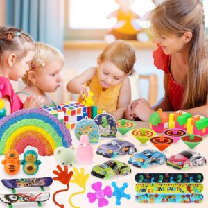 soi-meme 60 Pcs Party Favors Carnival Treasure Box Toys Classroom Prizes Small Mini Bulk Gifts Toys Pinata Easter Basket Stuffers for Kids Boys Girls , Goodie Bags Fillers for Kids Birthday Party