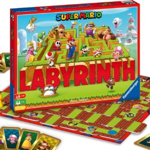 Ravensburger Super Mario Labyrinth Board Game – A Strategic Maze Challenge for Family Nights – Great Birthday Gift – 2-4 Players – Kids Ages 7-10 and Older