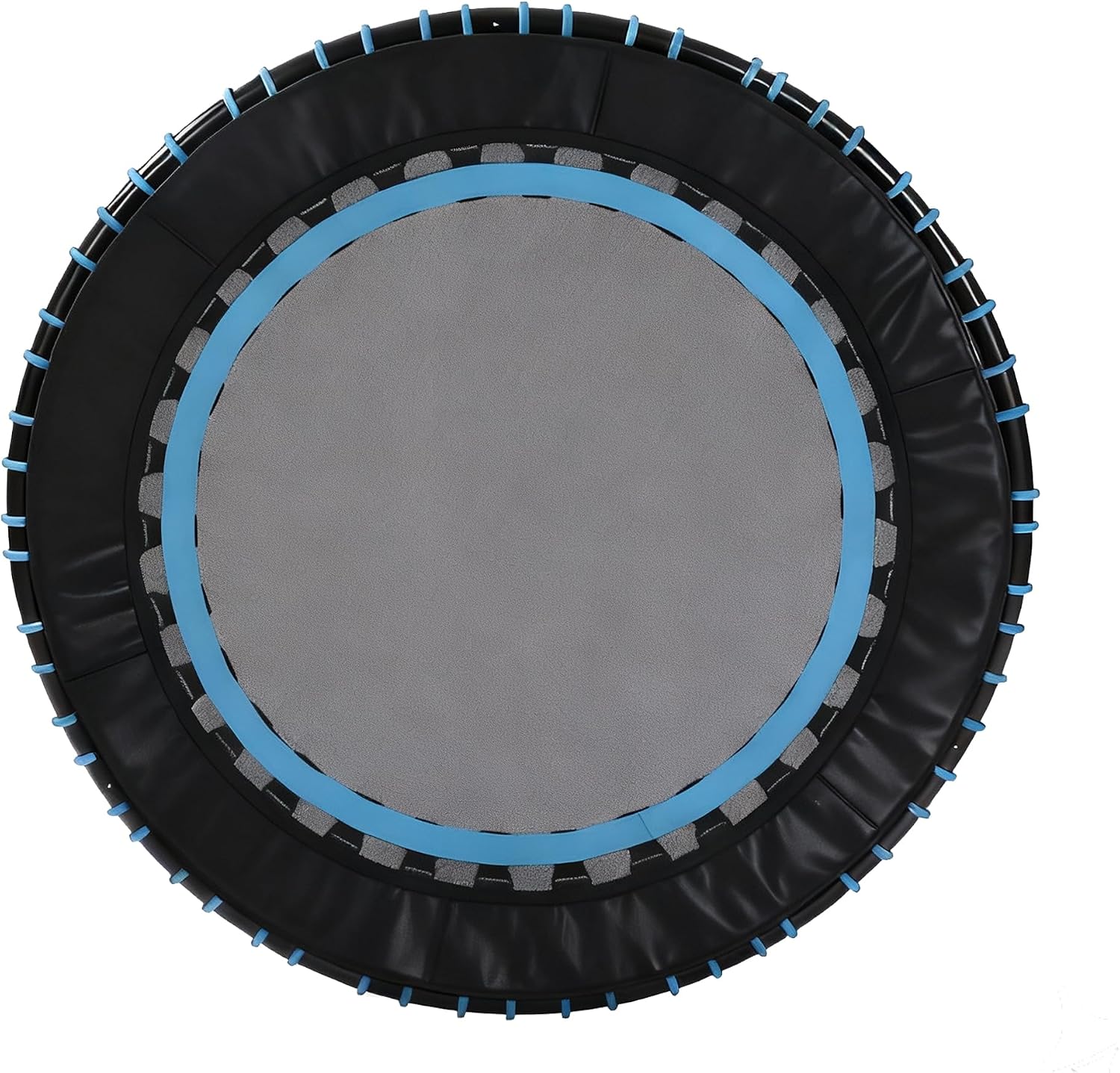 40"/48" Fitness Rebounder Trampoline with 4-Level Adjustable Foam Handle, Quiet and Stable Exercise Trampoline for Kids Adults, Indoor/Outdoor Mini Trampoline - Image 8