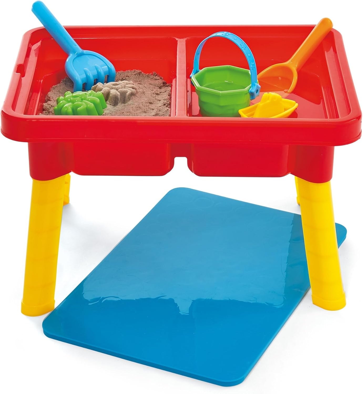 Toddler Sensory Kids Table with Lid | Sensory Bin | Kidoozie | Mega Block Compatible Lid | Indoor Outdoor Use , Red, G02521 17 x 12.5 x 11 inches - Image 6