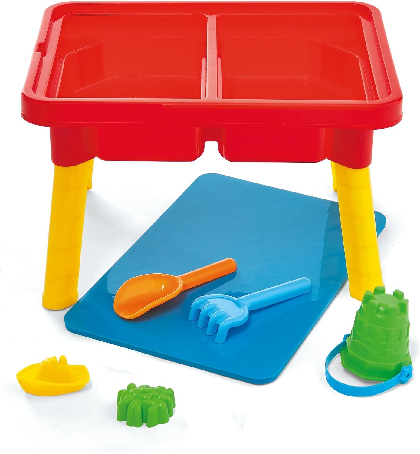 Toddler Sensory Kids Table with Lid | Sensory Bin | Kidoozie | Mega Block Compatible Lid | Indoor Outdoor Use , Red, G02521 17 x 12.5 x 11 inches - Image 7