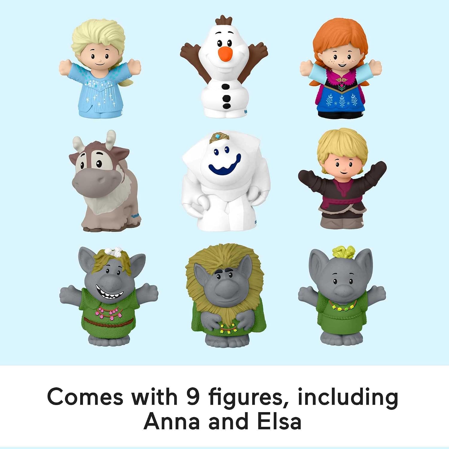 Fisher-Price Little People Toddler Toy Disney Frozen Carry Along Castle Case Playset with Figures for Pretend Play Kids Ages 18+ Months - Image 4