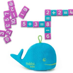 Mobi Kids Educational Math Game - Addition, Subtraction, Multiplication and Division in a Crossword Grid, Numerical Function Tiles, Learning Math Games Kids - for Children Ages 4-8
